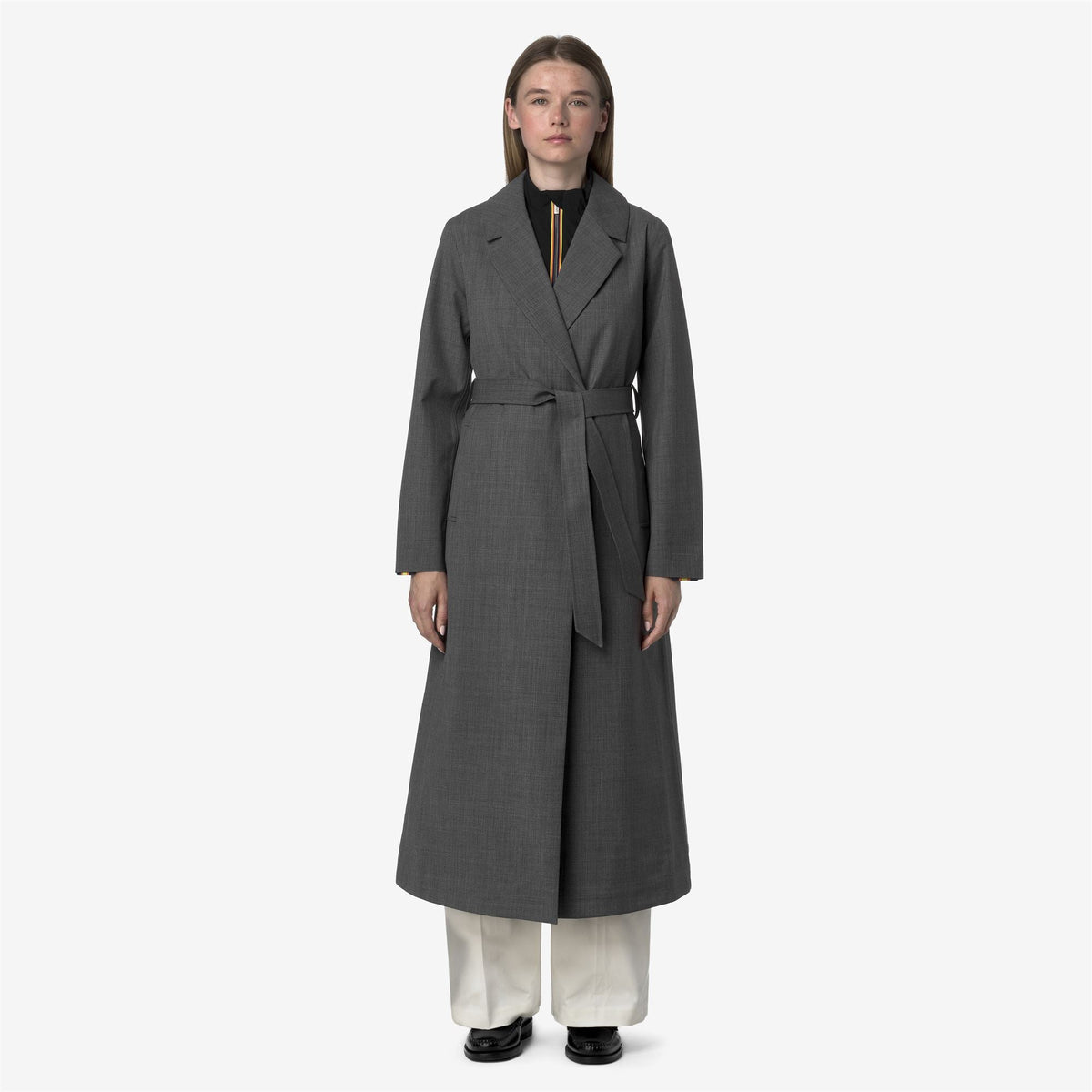 JORANCE 3L WOOL GRISAILLE - Vestes - Long - Femme - Grey Shadow Dk GRISAILLE