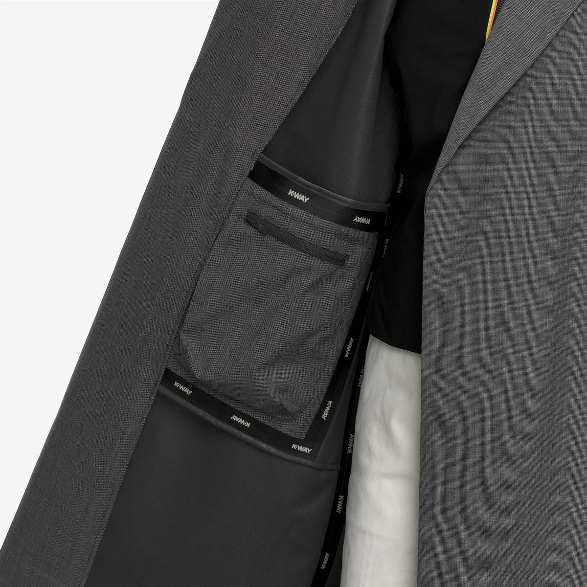 JORANCE 3L WOOL GRISAILLE - Vestes - Long - Femme - Grey Shadow Dk GRISAILLE