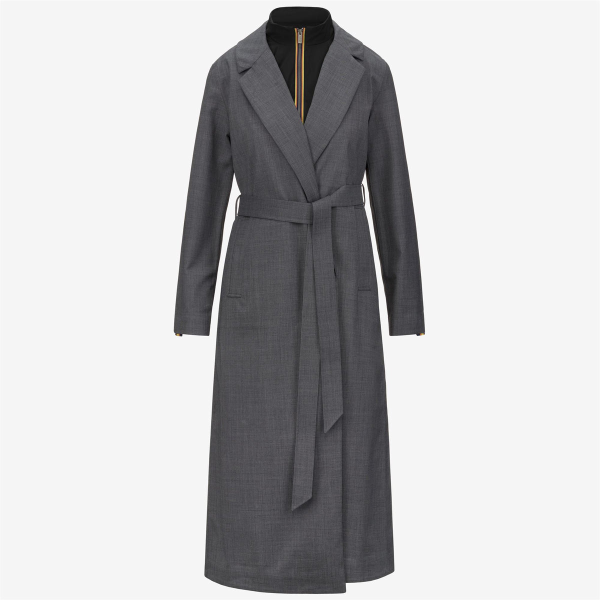 JORANCE 3L WOOL GRISAILLE - Vestes - Long - Femme - Grey Shadow Dk GRISAILLE
