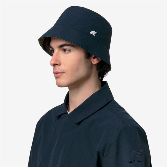 SHAVIT COTTON DOUBLE - Couvre-chef - Chapeau - Unisexe - Blue Depth-Green Lichen