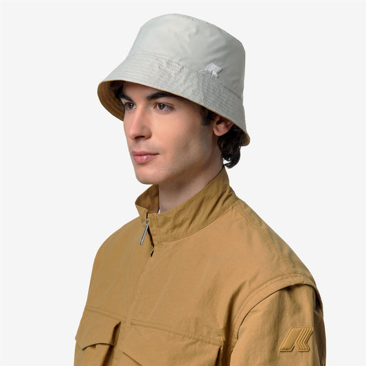 SHAVIT COTTON DOUBLE - Couvre-chef - Chapeau - Unisexe - Brown Bistre-BEIGE LT
