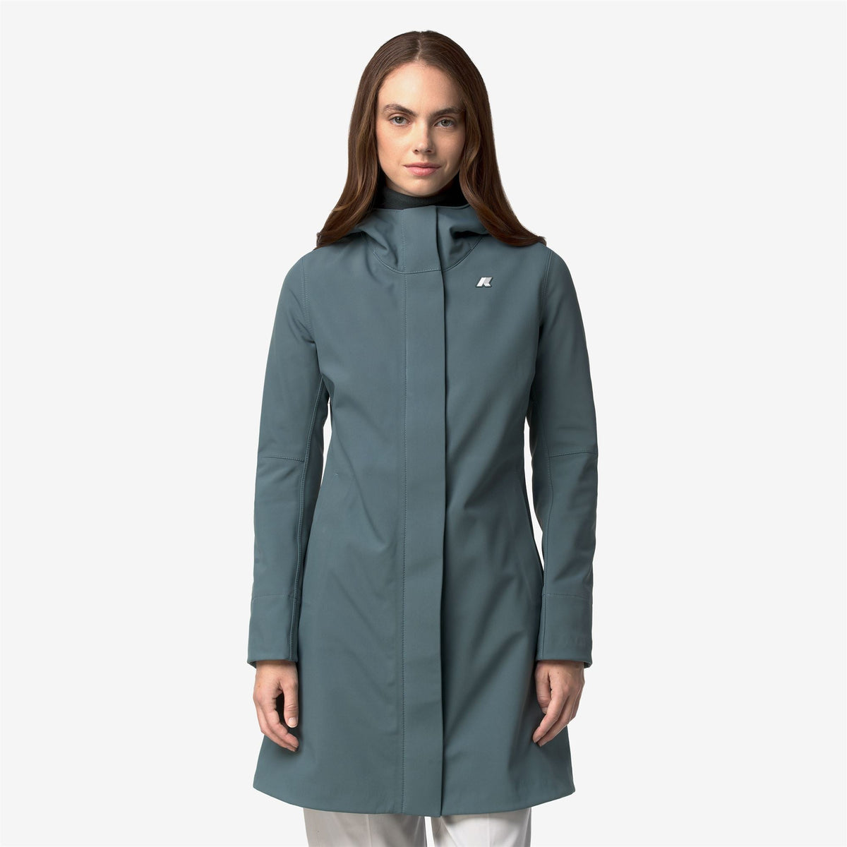 STEPHY BONDED - Vestes - Longueur 3/4 - Femme - Green Balsam-Blue Depth