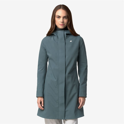 STEPHY BONDED - Vestes - Longueur 3/4 - Femme - Green Balsam-Blue Depth