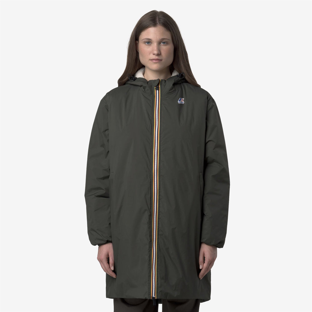 LE VRAI 4.0 EIFFEL EAST ORSETTO - Vestes - Longueur 3/4 - Unisexe - GREEN BLACKISH
