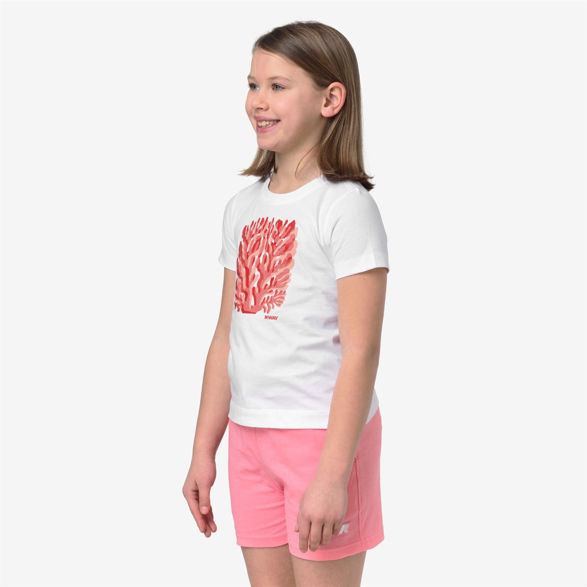 P. MELIS CORAIL JERSEY - T-shirts et hauts - T-shirt - Fille - White-White