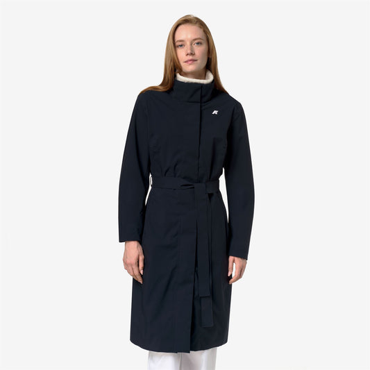 MIRANDA 3IN1 - Vestes - Long - Femme - Blue Depth-Red Dk