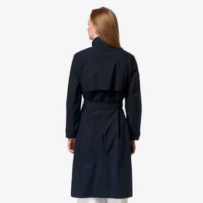 MIRANDA 3IN1 - Vestes - Long - Femme - Blue Depth-Red Dk