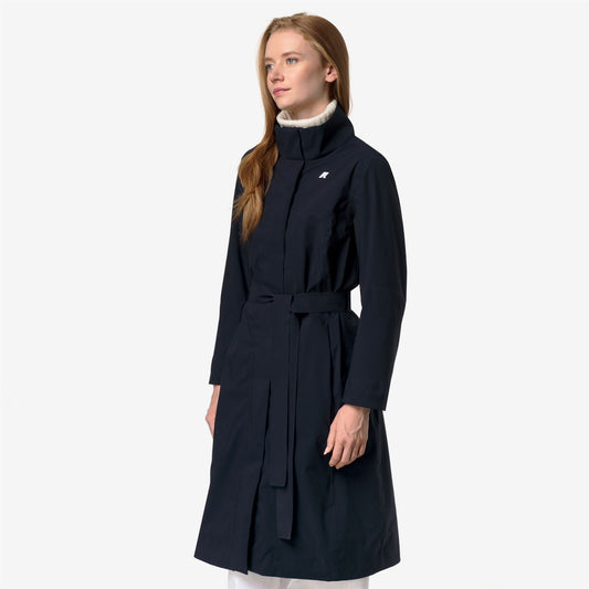 MIRANDA 3IN1 - Vestes - Long - Femme - Blue Depth-Red Dk