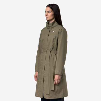 MIRANDA 3IN1 - Vestes - Long - Femme - Green Army-Red Dk