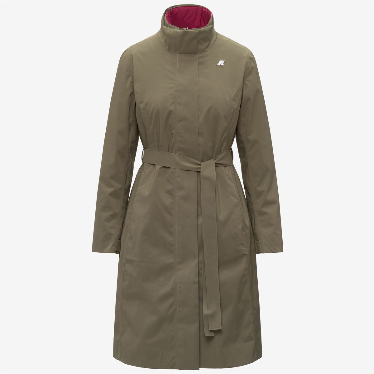 MIRANDA 3IN1 - Vestes - Long - Femme - Green Army-Red Dk