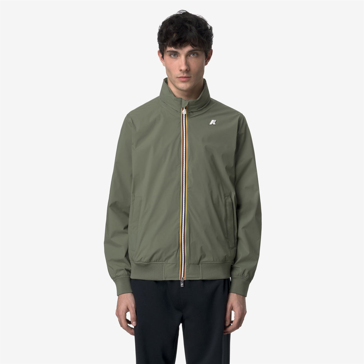 AMAURY  STRETCH NYLON JERSEY - Vestes - Court - Homme - Green Lichen