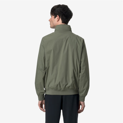 AMAURY  STRETCH NYLON JERSEY - Vestes - Court - Homme - Green Lichen