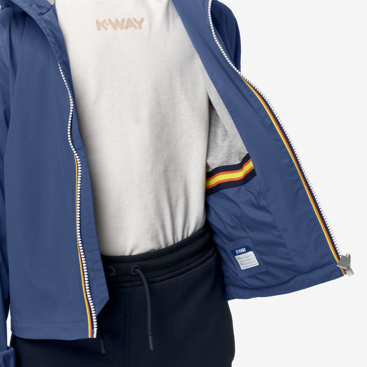 P. JACK STRETCH NYLON JERSEY - Vestes - Court - Garçon - Blue Fiord