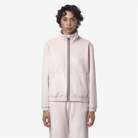 VIVIETTE VELOUR POLAR - Polaire - Veste - Femme - Rose Hushed-Rose Hushed-Rose Hushed