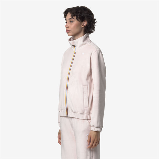 VIVIETTE VELOUR POLAR - Polaire - Veste - Femme - Rose Hushed-Rose Hushed-Rose Hushed