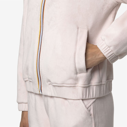 VIVIETTE VELOUR POLAR - Polaire - Veste - Femme - Rose Hushed-Rose Hushed-Rose Hushed