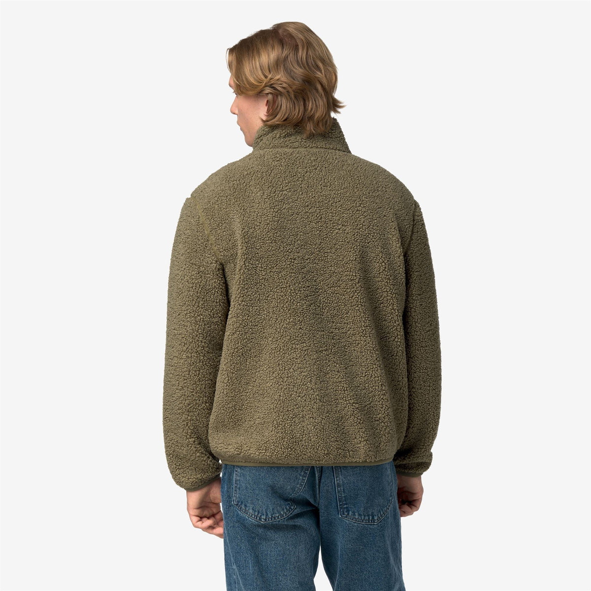PASCAL SHERPA POLAR DOUBLE - Polaire - Veste - Homme - Green Army-Green Army