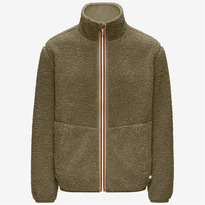 PASCAL SHERPA POLAR DOUBLE - Polaire - Veste - Homme - Green Army-Green Army