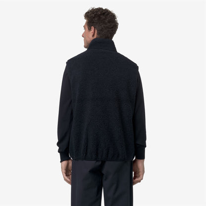 YANNICK SHERPA POLAR DOUBLE - Polaire - Gilet - Homme - Blue Depth-Blue Depth