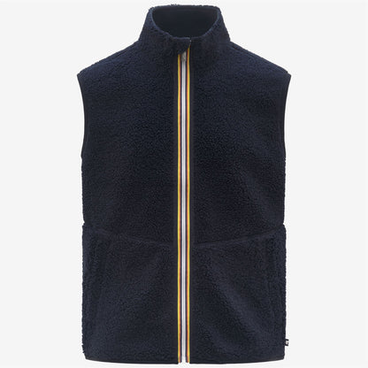 YANNICK SHERPA POLAR DOUBLE - Polaire - Gilet - Homme - Blue Depth-Blue Depth