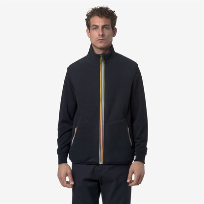 YANNICK SHERPA POLAR DOUBLE - Polaire - Gilet - Homme - Blue Depth-Blue Depth