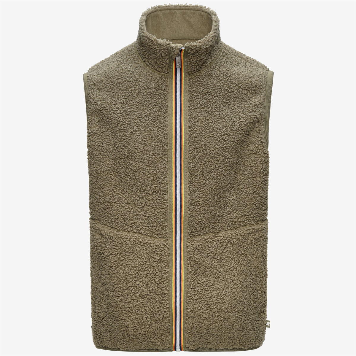 YANNICK SHERPA POLAR DOUBLE - Polaire - Gilet - Homme - Green Army-Green Army
