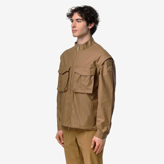 ORIAN NATURAL BLEND - Vestes - Court - Homme - BROWN BISTRE COMBO-Brown Bistre