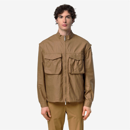 ORIAN NATURAL BLEND - Vestes - Court - Homme - BROWN BISTRE COMBO-Brown Bistre