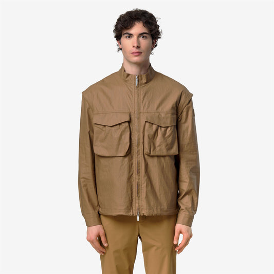 ORIAN NATURAL BLEND - Vestes - Court - Homme - BROWN BISTRE COMBO-Brown Bistre