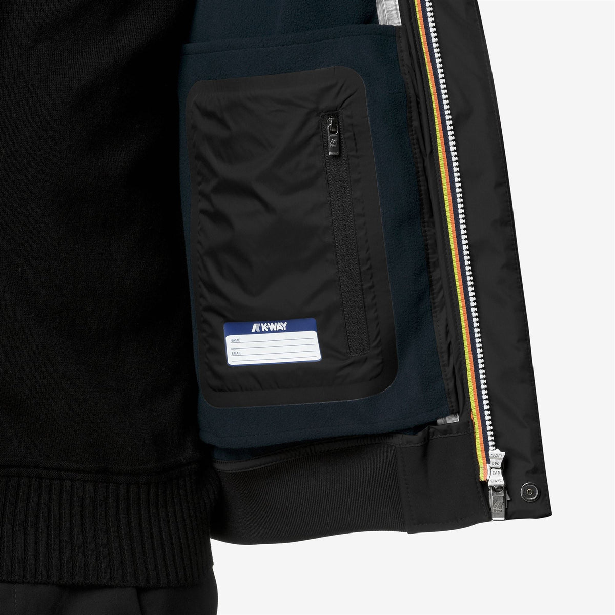 JOACHIM BONDED - Vestes - Court - Homme - Black Pure-Blue Depth