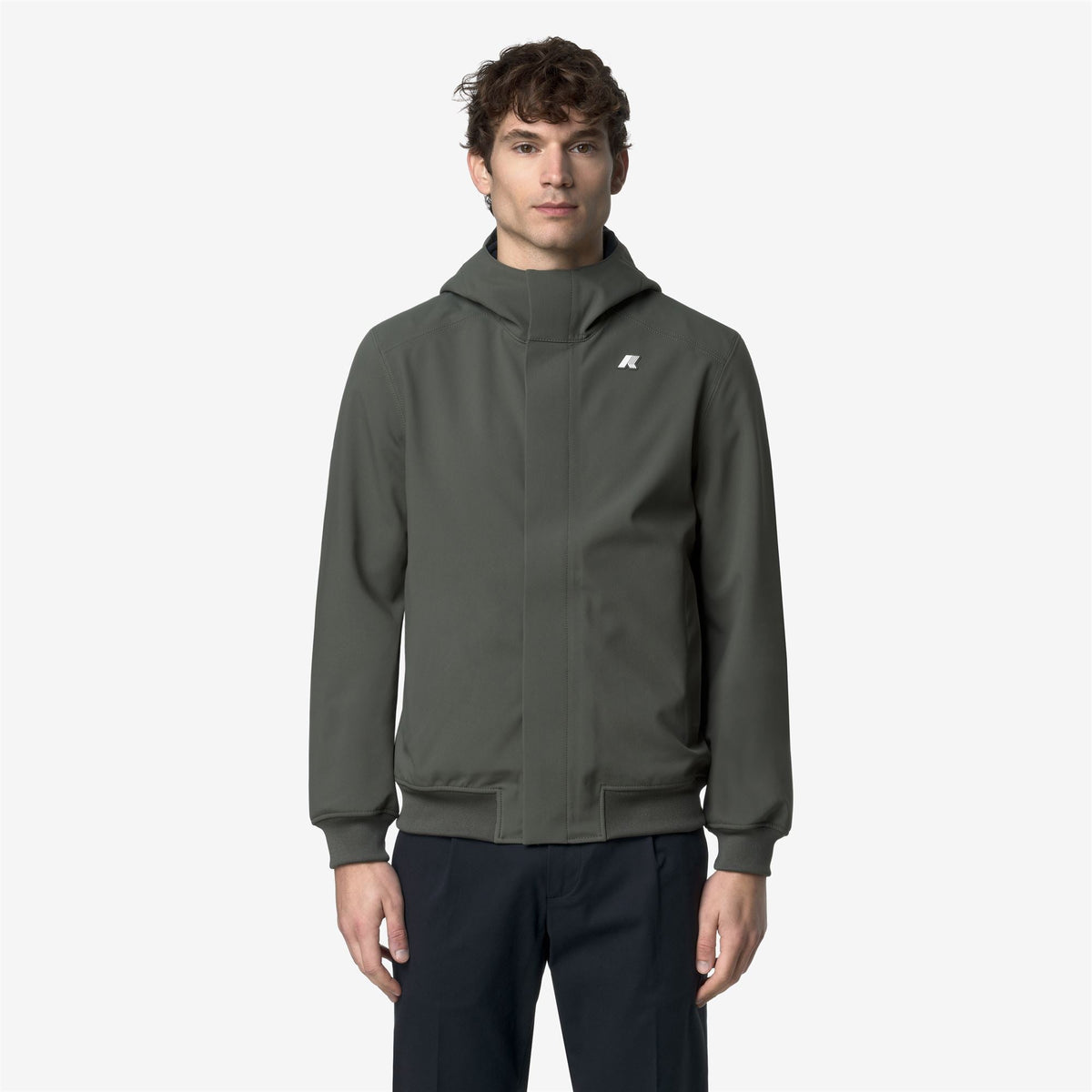 JOACHIM BONDED - Vestes - Court - Homme - GREEN BLACKISH -Blue Depth