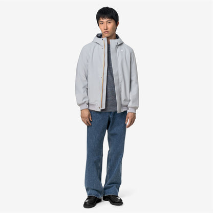 JOACHIM BONDED - Vestes - Court - Homme - Grey Ash-Blue Depth
