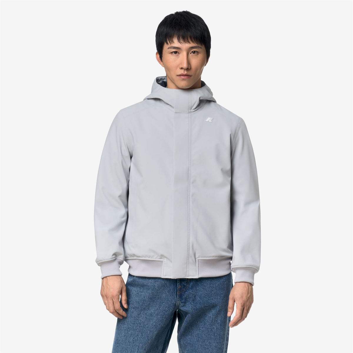 JOACHIM BONDED - Vestes - Court - Homme - Grey Ash-Blue Depth