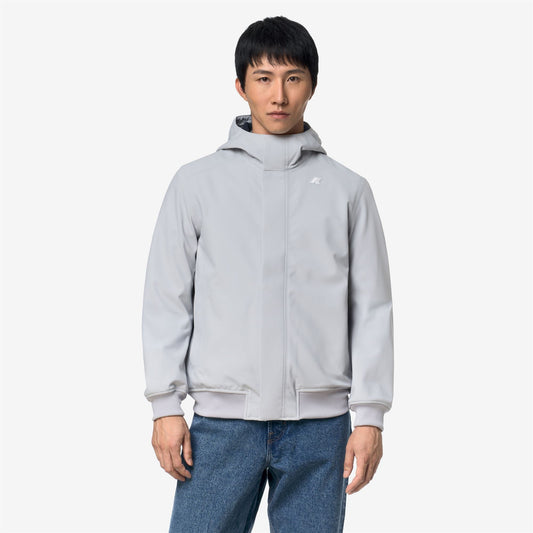 JOACHIM BONDED - Vestes - Court - Homme - Grey Ash-Blue Depth
