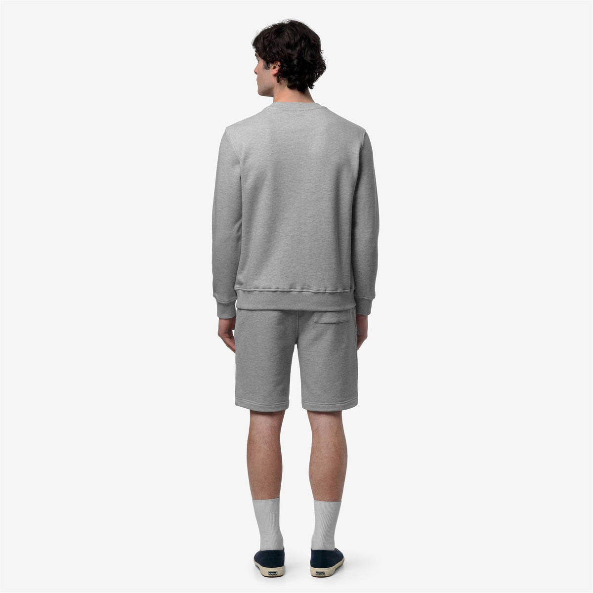 BAPTISTE FRENCH TERRY - Polaire - Pull - Homme - GREY MID MEL