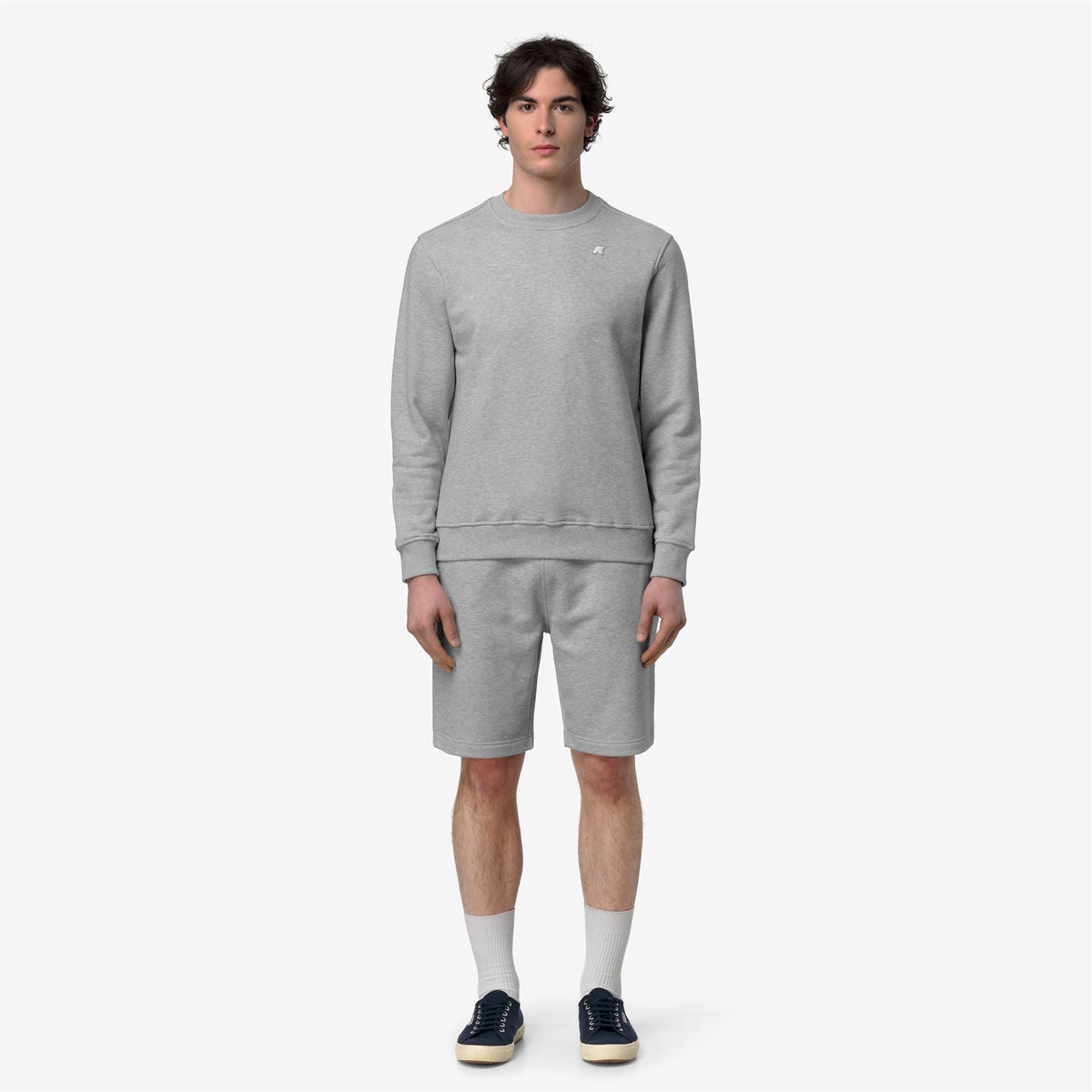 BAPTISTE FRENCH TERRY - Polaire - Pull - Homme - GREY MID MEL
