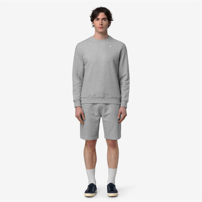 BAPTISTE FRENCH TERRY - Polaire - Pull - Homme - GREY MID MEL