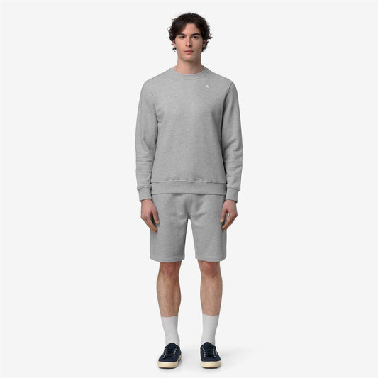 BAPTISTE FRENCH TERRY - Polaire - Pull - Homme - GREY MID MEL