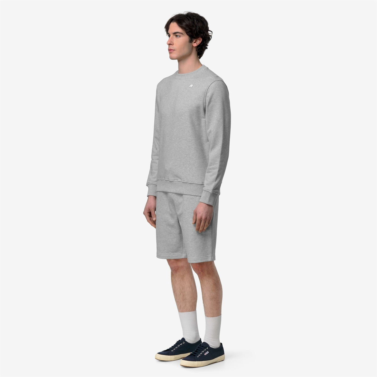 BAPTISTE FRENCH TERRY - Polaire - Pull - Homme - GREY MID MEL