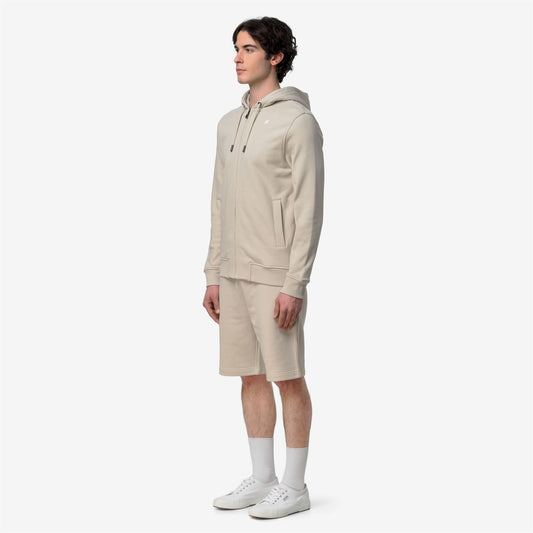 ANTHONY FRENCH TERRY - Polaire - Veste - Homme - BEIGE LT