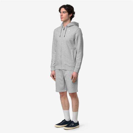 ANTHONY FRENCH TERRY - Polaire - Veste - Homme - GREY MID MEL