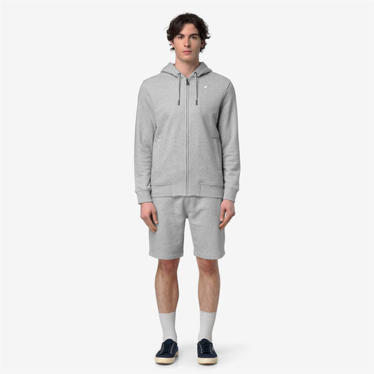 ANTHONY FRENCH TERRY - Polaire - Veste - Homme - GREY MID MEL
