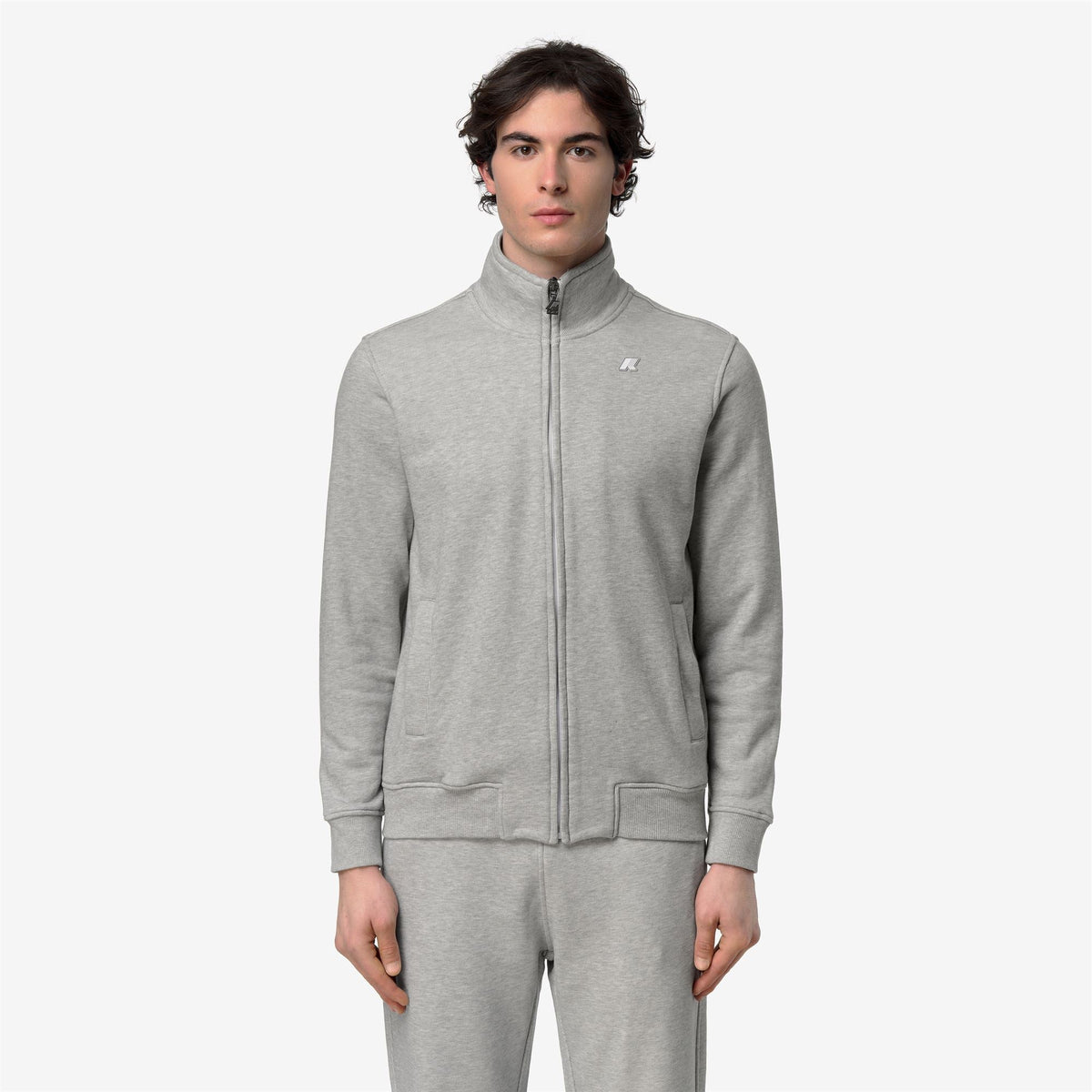 FINN FRENCH TERRY - Polaire - Veste - Homme - GREY MID MEL