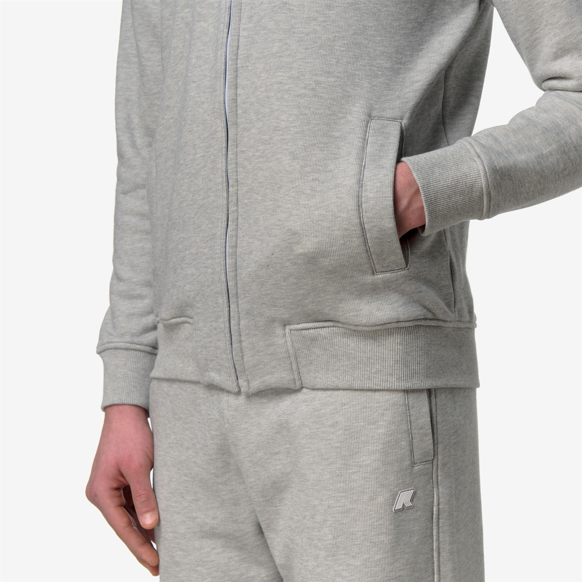 FINN FRENCH TERRY - Polaire - Veste - Homme - GREY MID MEL