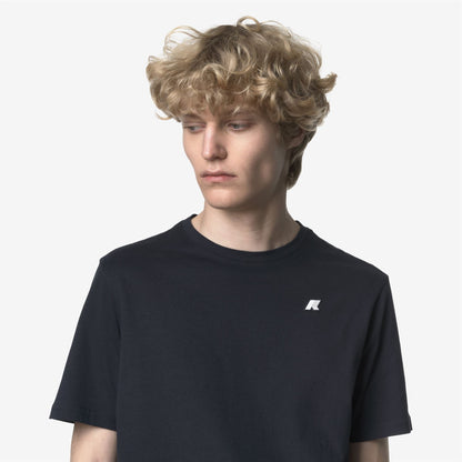 ODOM JERSEY PEACH - T-shirts et hauts - T-shirt - Homme - Blue Depth