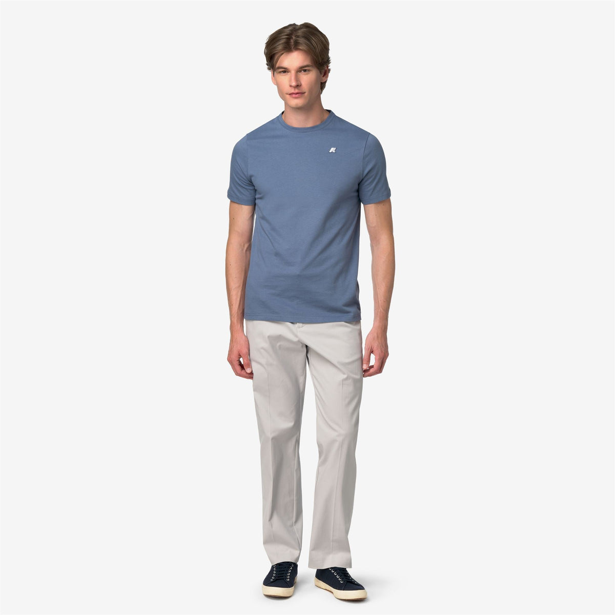 ODOM JERSEY PEACH - T-shirts et hauts - T-shirt - Homme - Blue Wild