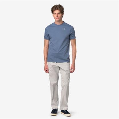 ODOM JERSEY PEACH - T-shirts et hauts - T-shirt - Homme - Blue Wild