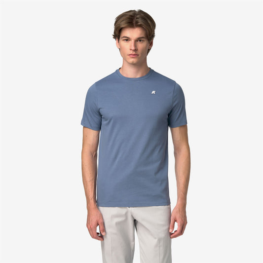 ODOM JERSEY PEACH - T-shirts et hauts - T-shirt - Homme - Blue Wild