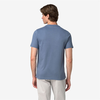 ODOM JERSEY PEACH - T-shirts et hauts - T-shirt - Homme - Blue Wild