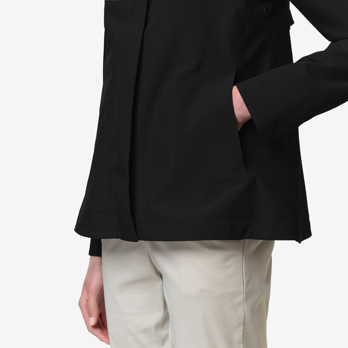 MADALINA BONDED JERSEY - Vestes - Milieu - Femme - Black Pure